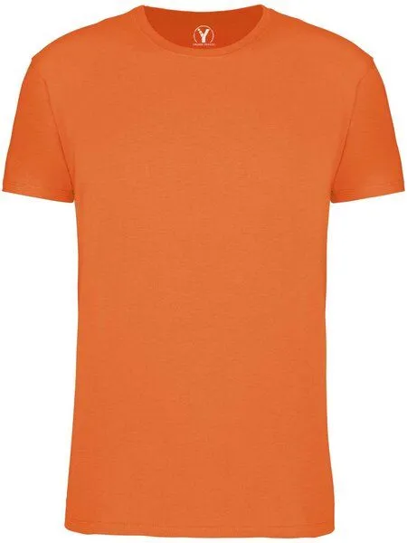 YTWOO YTWOO Basic Herren T-Shirt aus gekämmter Bio-Baumwolle, Light orange, – Produktbild 2 von 2