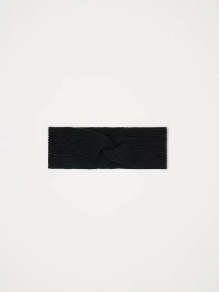 LANIUS LANIUS Stirnband aus Bio-Merinowolle, Black, – Produktbild 3 von 4