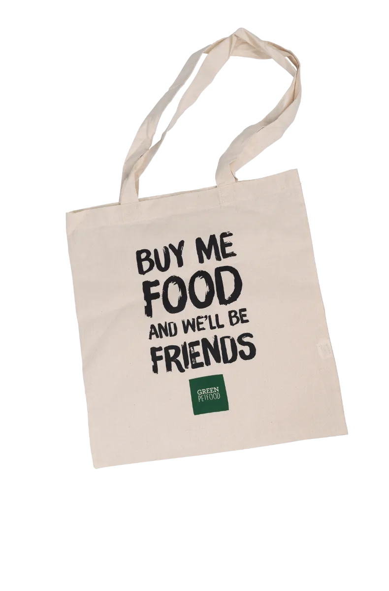 Green Petfood Baumwolltasche, Grün, – Produktbild 1 von 1