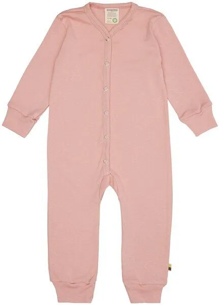 loud + proud loud + proud Baby Overall Pyjama aus Bio Baumwolle und GOTS zertifiziert, Powder/rosa, – Produktbild 2 von 4