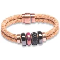 Kork Deko Kork-Deko Beige Korkarmband Damen – veganes, handgefertigtes Armband, verstellbar & elegant – Produktbild 1 von 1