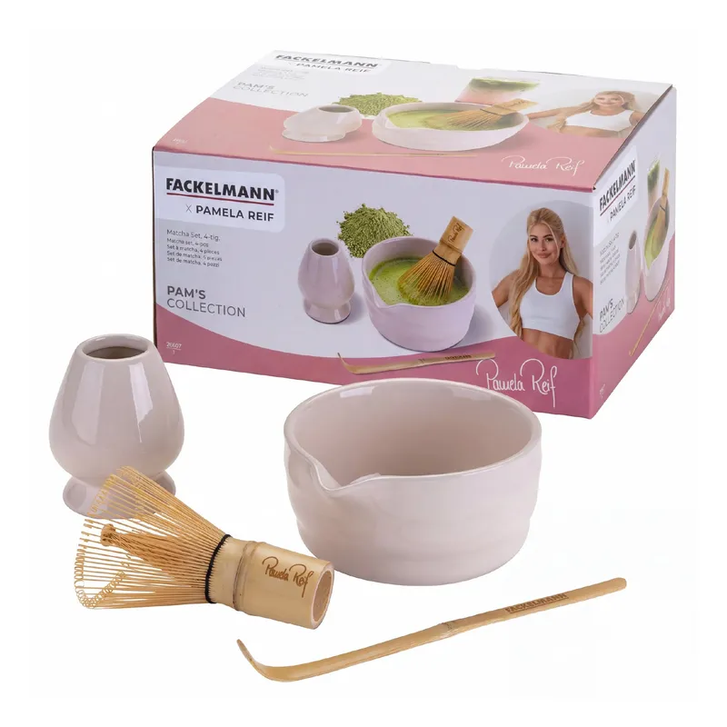 Fackelmann Fackelmann Pamela Reif Matcha Set, 4-tlg. – Produktbild 1 von 2