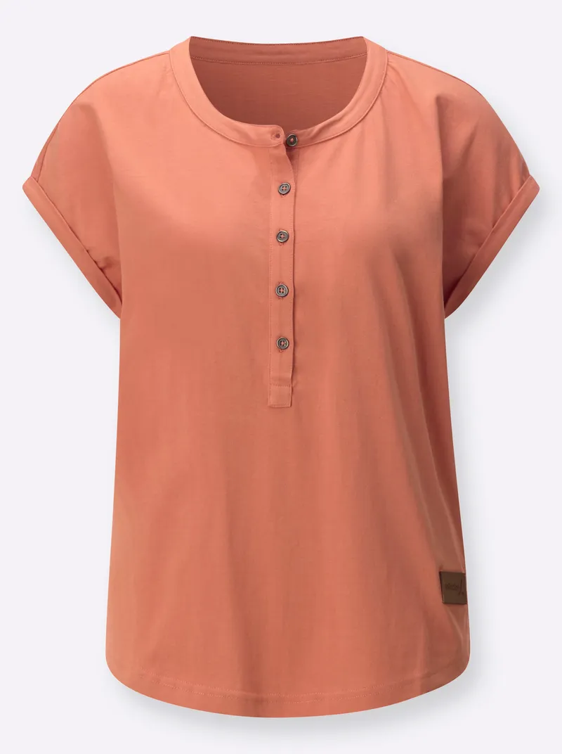 Witt Rundhalsshirt papaya, Papaya, – Produktbild 1 von 2