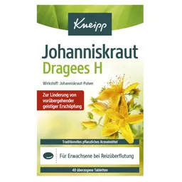 Kneipp Kneipp Johanniskraut Dragees H 40 St Überzogene Tabletten – Produktbild 1 von 1