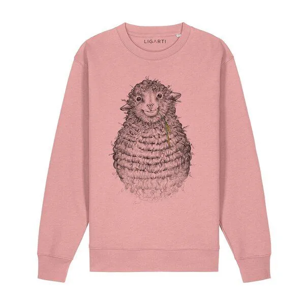 LIGARTI Pullover – Wollfried – LIGARTI Tiermanufaktur, Hellgrau, – Produktbild 3 von 3