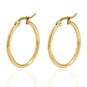 ELEKTROPULLI Creolen in 25 mm von Elektropulli, Gold, – Produktbild 2 von 4