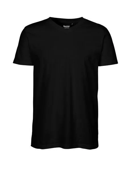Neutral® - 3FREUNDE Neutral® - 3FREUNDE Männer T-Shirt V-Ausschnitt, Schwarz, – Produktbild 1 von 4