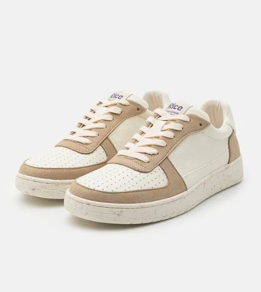 RICE RICE Sneaker Vegan Unisex - OPEN21 Beige Ecru – Produktbild 2 von 4
