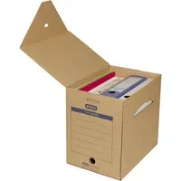 Elba Elba Sammelcontainer 'tric system maxi' mit Verschlusslasche, DIN A4, Naturbraun, – Produktbild 3 von 3