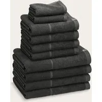 Kushel Towels Kushel Towels The Family Set - Handtuch SET aus Biobaumwolle und Holzfaser, Slate grey, – Produktbild 1 von 1