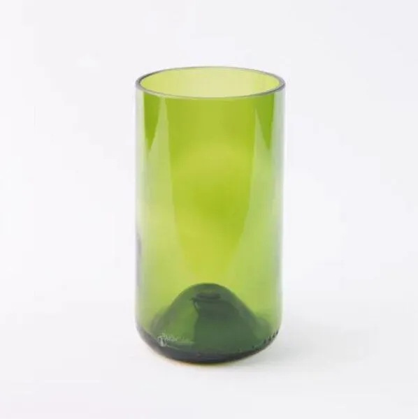 Plates et Culotées Upcycling-Glas aus Weinflasche Grün von Plates et Culotées – Produktbild 6 von 8