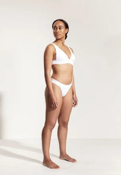 Oy Oy Bikini Hose „Oroshi“ gerippt, Weiss, – Produktbild 3 von 4
