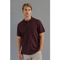 Kultgut Kultgut Bioafair Piqué Shirt- Kurzarm / ProEarth, Rot (burgund), – Produktbild 1 von 1
