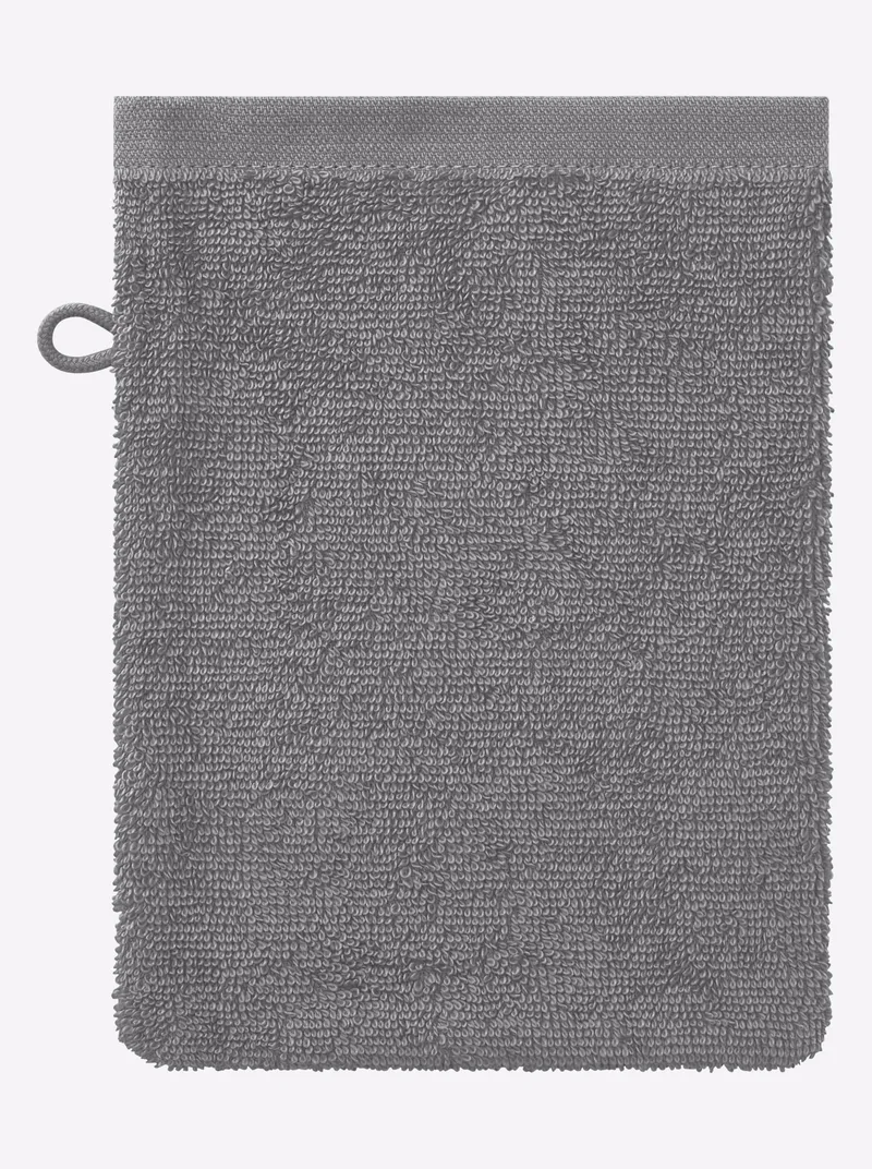 wäschepur Handtuch steingrau, Steingrau, – Produktbild 1 von 3