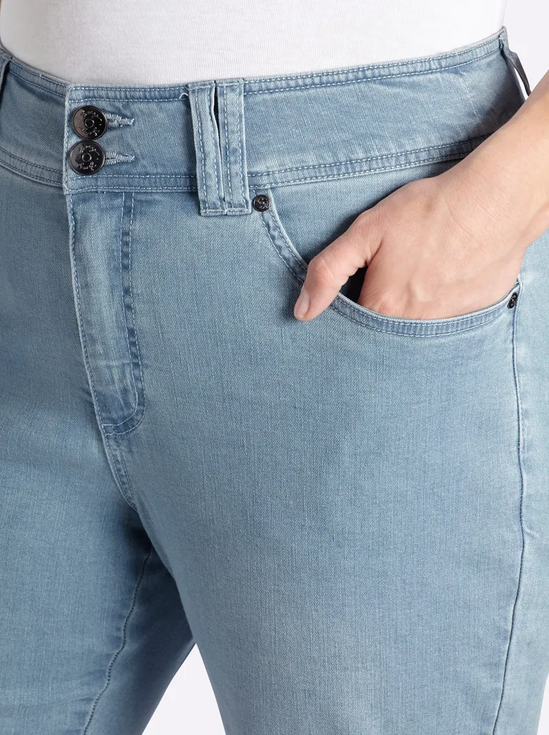 sheego 3/4-Jeans, Blue-bleached, – Produktbild 2 von 2