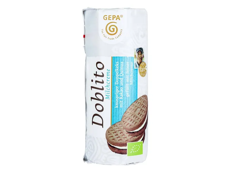 gepa gepa Bio-Kekse "Doblito Milchcreme", 85 g – Produktbild 1 von 2