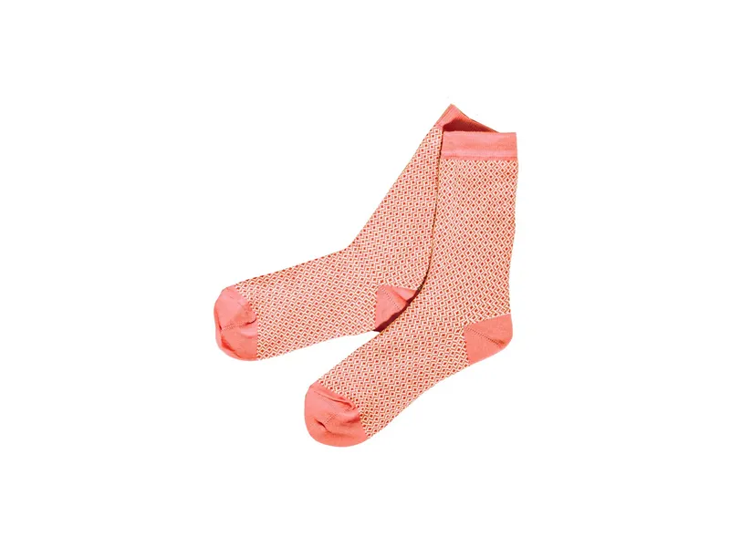 grödo Damensocken gerbera-rot-weiß Gr.35-38 – Produktbild 1 von 2