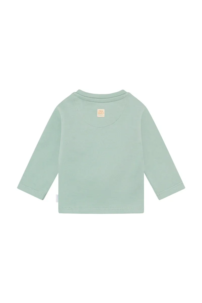 Noppies Newborn Langarmshirt, Gruen, – Produktbild 1 von 6