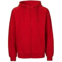 Neutral Neutral® Herren Unisex College Hoodie Zoodie Hoody Kapuzenjacke Sweatjacke, Rot, – Produktbild 1 von 1