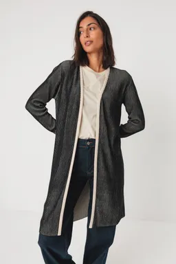 SKFK SKFK Damen vegan Strickjacke Badaia Schwarz – Produktbild 1 von 1