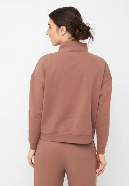 Givn Berlin Givn Berlin Troyer-Sweater DAKOTA aus Bio-Baumwolle, Braun, – Produktbild 3 von 4