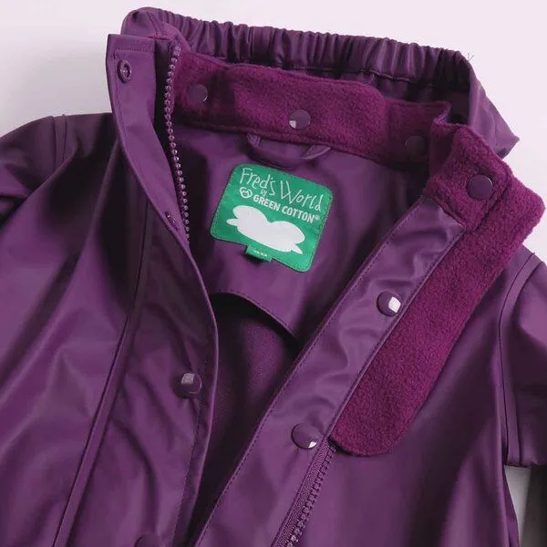 Fred's World by Green Cotton Fred's World by Green Cotton Outdoorjacke petrol, Violett, – Produktbild 3 von 3