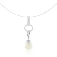 pakilia pakilia Silber Kette Schlichte Charm Carrier Fair-Trade und handmade – Produktbild 1 von 1