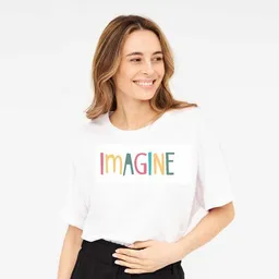 WiDDA berlin WiDDA berlin T-Shirt IMAGINE weiß aus Bio-Baumwolle – Produktbild 1 von 1