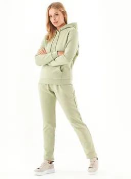 ORGANICATION ORGANICATION Damen vegan Hoodie Haree Salbei – Produktbild 1 von 1