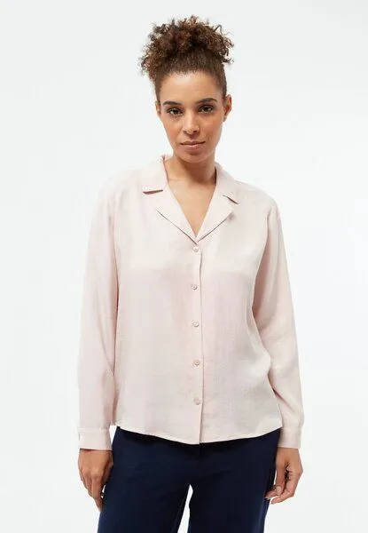 Givn Berlin Givn Berlin Bluse GBZORA aus TENCEL mit Reverskragen, Powder pink (tencel), – Produktbild 1 von 4