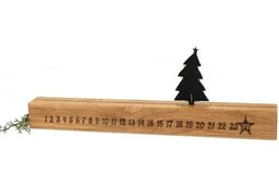ReineNatur ReineNatur Adventskalender aus Eichenholz mit verschiebbarem Tannenbaum – Produktbild 1 von 1