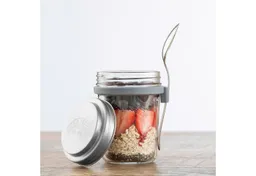 Kilner Kilner Schraubglas To Go für Müsli, Joghurt, Quark, 350 ml mit Löffel – Produktbild 1 von 1