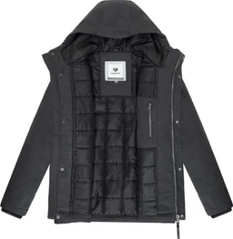ragwear ragwear Outdoorjacke Mr Them Felt YOUMODO Warmer Herren Wollmantel mit großen Pattentaschen – Produktbild 1 von 1