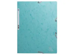Exacompta 25 Exacompta Sammelmappen "Skandi", 400 g/m², DIN A4, Gummizug, 3 Klappen, frostblau – Produktbild 1 von 1