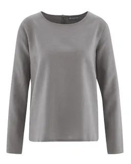 HempAge Hempage Damen vegan Bluse Gewebt Taupefarben – Produktbild 1 von 1