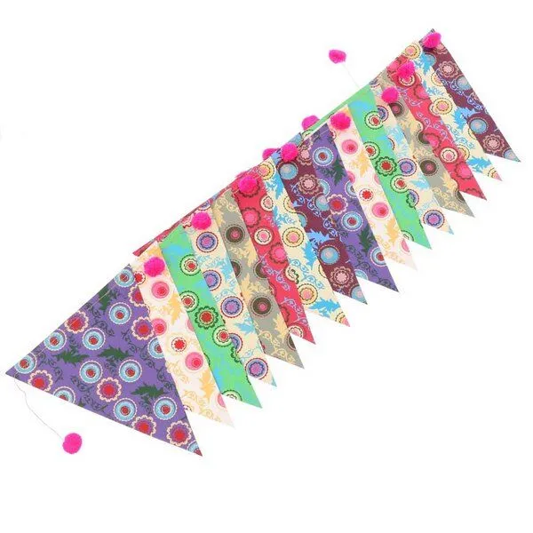 MoreThanHip MoreThanHip Dekorative Papiergirlanden aus handgeschöpftem Papier – Herzen, Sterne & Wimpel – Produktbild 4 von 8