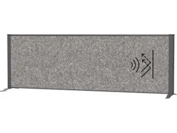 Maul MAUL Sideboard-Trennwand "MAULconnecto" anthrazit, Akustik 160 x 50 cm, dunkelgrau – Produktbild 1 von 1