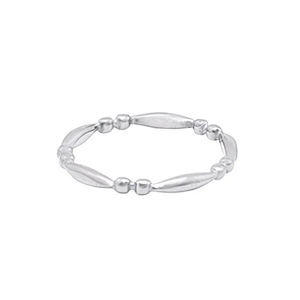 ELEKTROPULLI FINE Pearl Ring ca. Ø 17mm von Elektropulli, Silber, – Produktbild 3 von 3