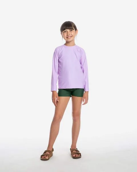MATONA Matona Badeshirt | Swim Top | aus Econyl, Lilac, – Produktbild 2 von 3