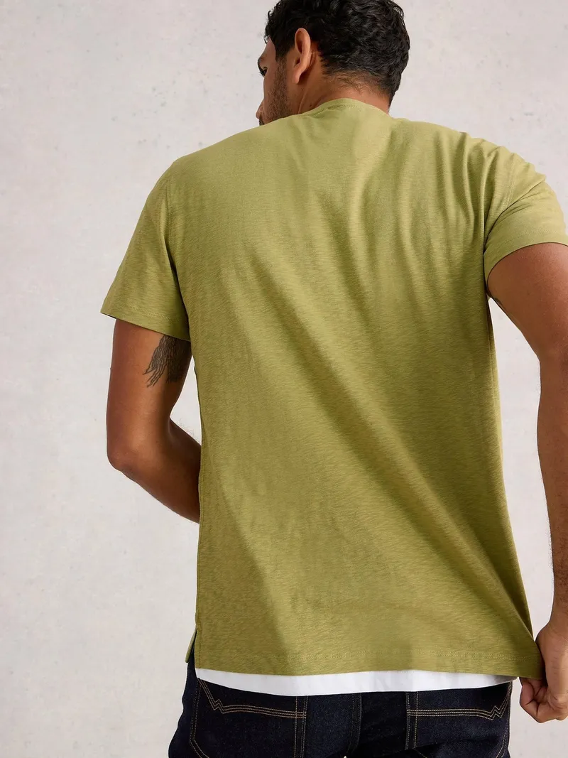 White Stuff T-Shirt Abersoch - L/R, Mittelgrün, – Produktbild 4 von 4