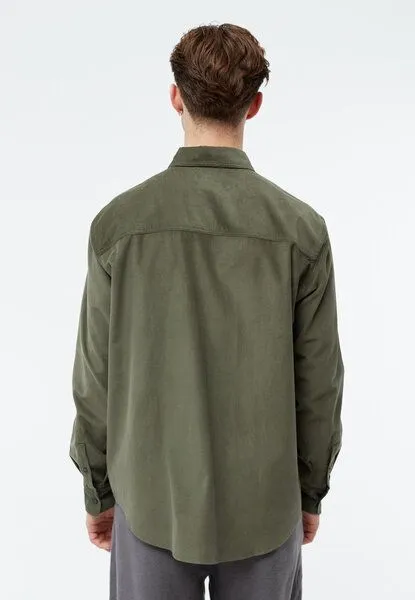 Givn Berlin Givn Berlin Langarm-Hemd GBFabio, Dark khaki cord, – Produktbild 2 von 4