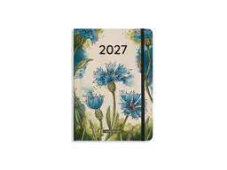matabooks® matabooks® Kalender 2027 A5 Basic aus Graspapier – Jahresplaner Samaya – Farbe: Cornflower Blue – Produktbild 1 von 1