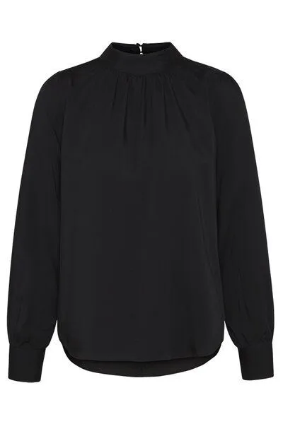 Wunderwerk Wunderwerk Damenbluse aus Tencel "TENCEL turtleneck blouse", Schwarz (black 900), – Produktbild 1 von 4