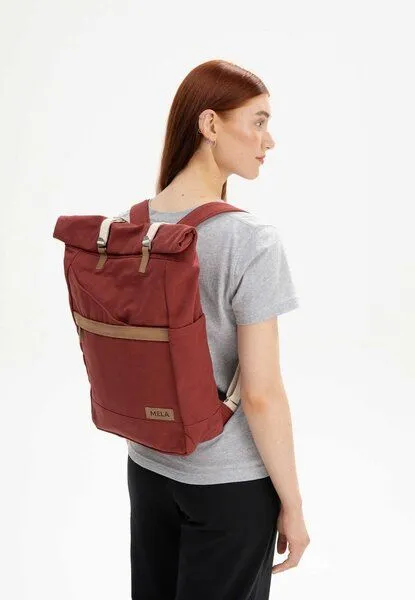 MELA MELA Rucksack ansvar I, Burgunderrot, – Produktbild 4 von 4