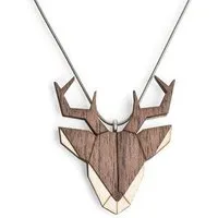 BeWooden BeWooden Halskette Hirsch | Kette mit Anhänger aus Holz – Produktbild 1 von 1