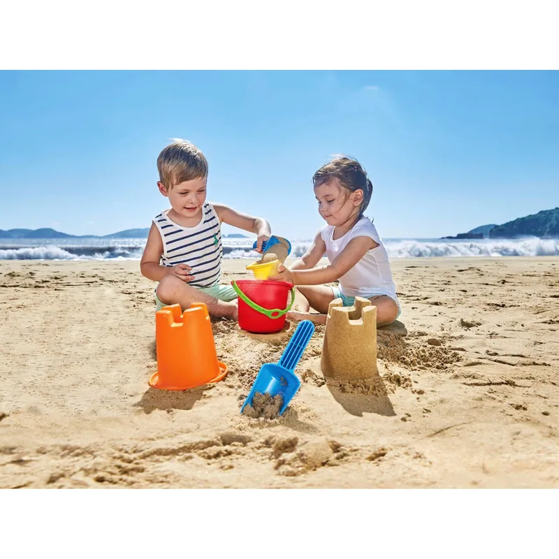 Hape Hape Sandspielzeug Strandset 5in1, Mehrfarbig, – Produktbild 3 von 3
