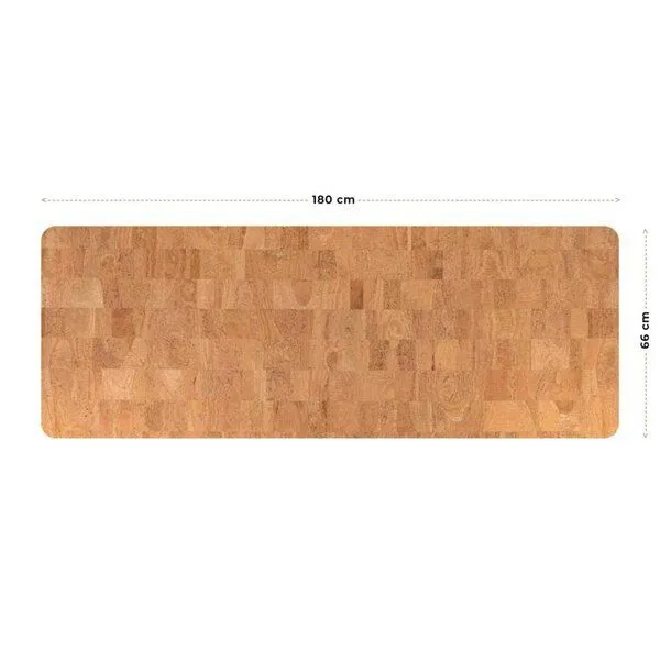 Kork-Deko Kork-Deko Yogamatte Beige aus Kork | Gymnastikmatte | Anti-Rutsch-Beschichtung | 180x66 cm – Produktbild 2 von 5