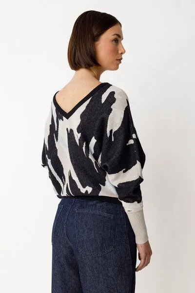 SKFK SKFK Strickpullover DARE, Multicolour, – Produktbild 3 von 4