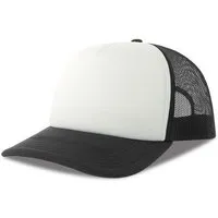 Atlantis Headwear Atlantis Headwear Damen / Herren Mesh Cap 15 Farben, Weiss/schwarz, – Produktbild 5 von 5