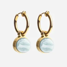 ALEXASCHA ALEXASCHA Gold Clip Creolen mit Anhänger | Mix & Match – Produktbild 1 von 1